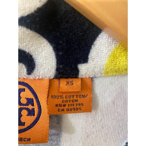 Tory Burch Women's Long Sleeve Multi Color Pull Over Tunic - XS - Picture 3 of 12
